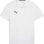 PUMA teamGOAL Casuals Polo Heren sportshirt - Puma White-Puma Black
