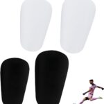 Mini Voetbal Scheenbeschermers - 4 Stuks, 8 cm x 5 cm, Ideaal voor Kinderen en Volwassenen, Voetbalbescherming, Sportaccessoires, Veiligheid tijdens het Spelen