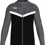 Jako Iconic Polyestervest Kinderen - Zwart / Antraciet | Maat: 152