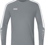 Jako Power Keepershirt Lange Mouw Kinderen - Steengrijs | Maat: 128