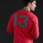 Legendarisch retro shirt Portugal 'Eusebio' WK 1966 nr 13 maat Small