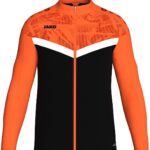 Jako Iconic Polyestervest Kinderen - Zwart / Fluo Oranje | Maat: 140