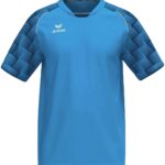 Erima Evo Star Shirt Korte Mouw Kinderen - Curaçao / New Navy | Maat: 140