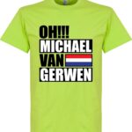 Oh Michael van Gerwen T-Shirt - Appel Groen - XL