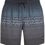 O'Neill heren zwemshort logo stripe zwart & grijs