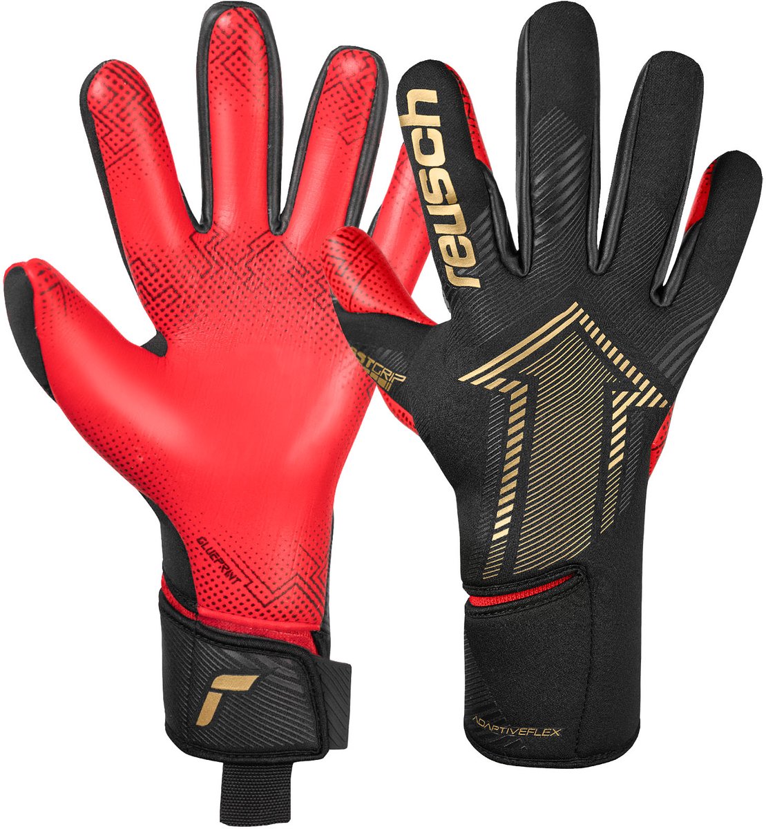 1109x1200 Reusch Fastgrip Gold X GluePrint Keepershandschoenen - Maat 9 - Afbeelding 1