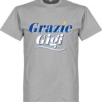 Grazie Gigi Text T-Shirt  - XXXXL