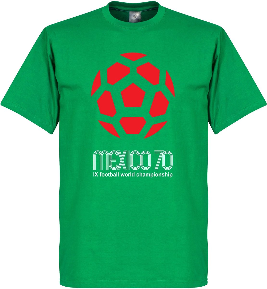 1111x1200-2 Mexico '70 T-Shirt - Kinderen - 140 - Afbeelding 1