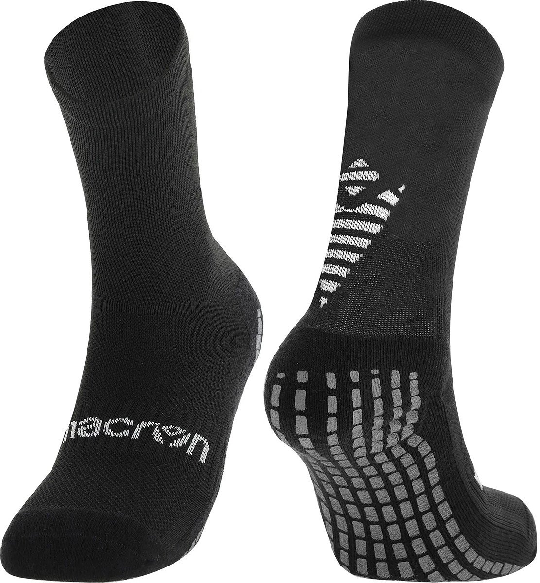 1111x1200-24 Macron Pro Grip Hero Trainingssokken - Zwart | Maat: 47/50 - Afbeelding 1