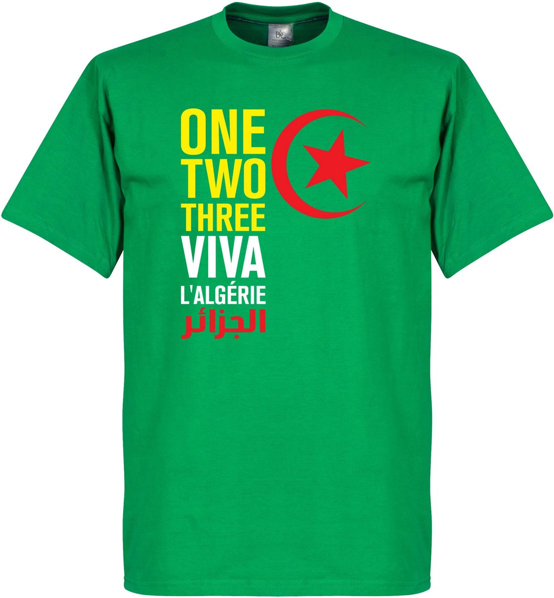 1112x1200-2 Viva L'Algeria T-Shirt - M - Afbeelding 1