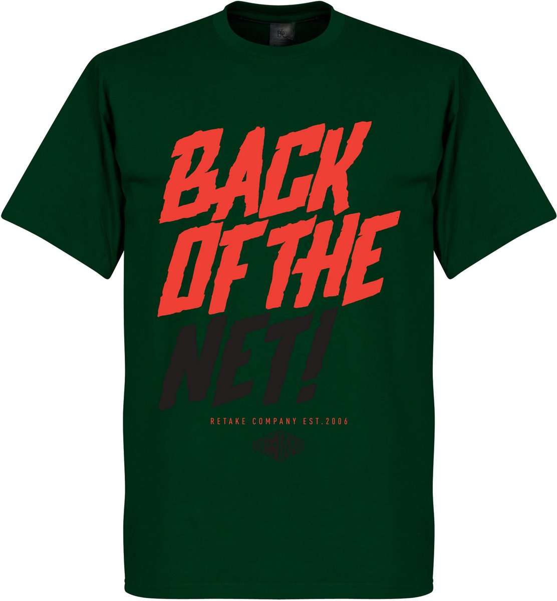 1112x1200-34 Retake Back of the Net! T-Shirt - Groen - S - Afbeelding 1