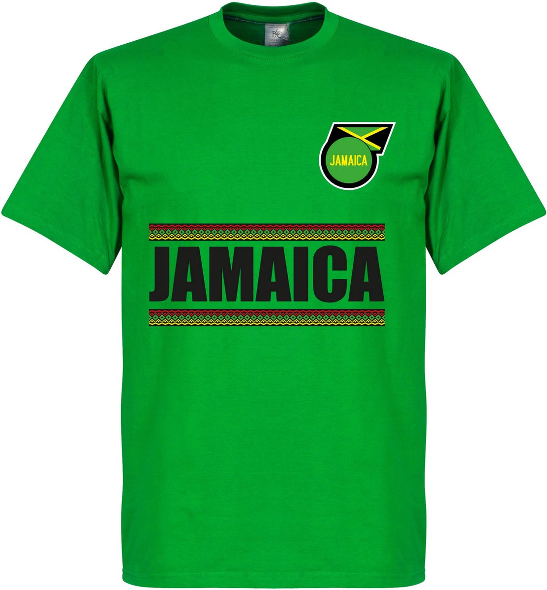 1112x1200-39 Jamaica Team T-Shirt - Groen - XL - Afbeelding 1