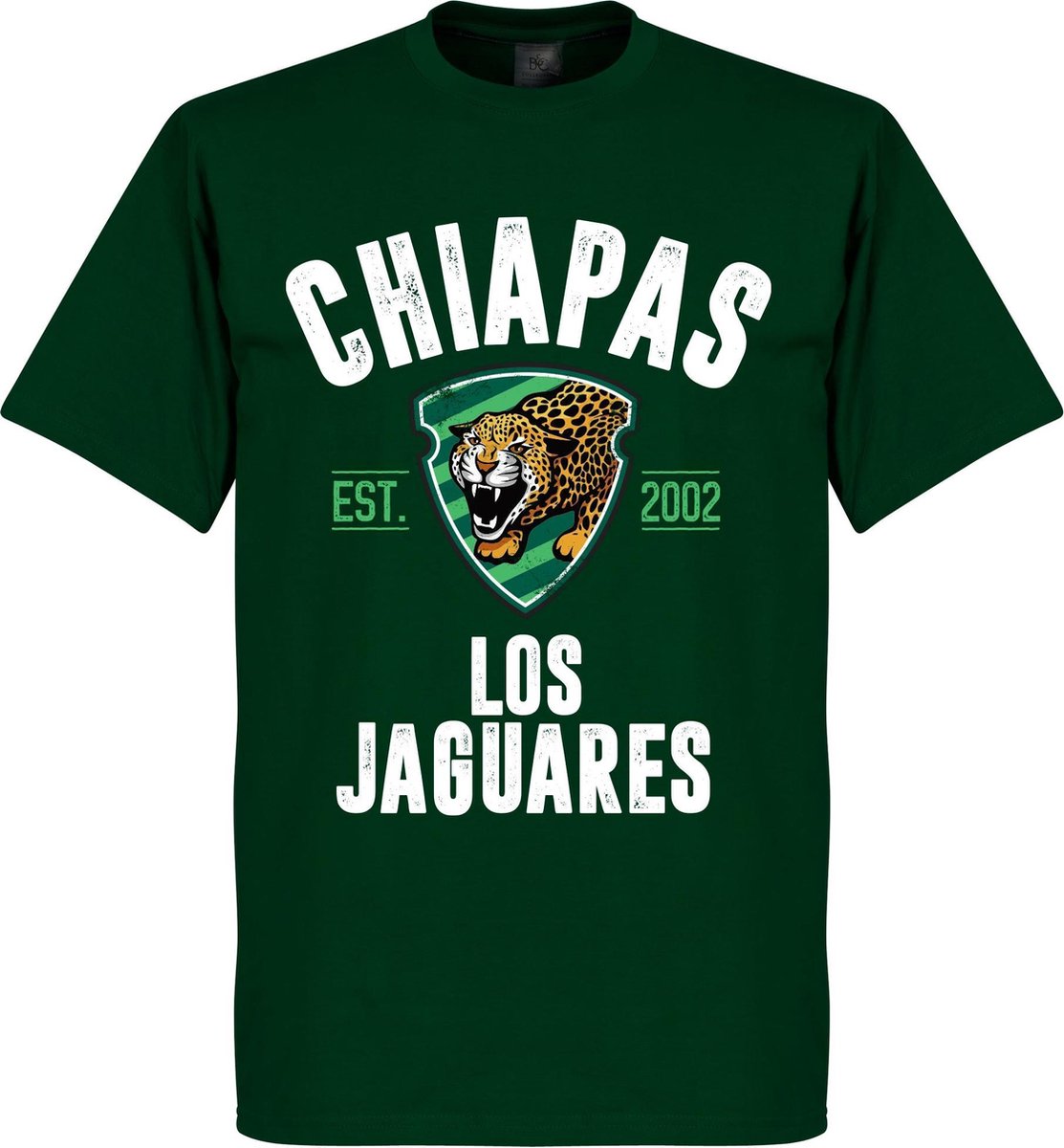 1113x1200-11 Chiapas Estabished T-Shirt - Donkergroen - XXL - Afbeelding 1