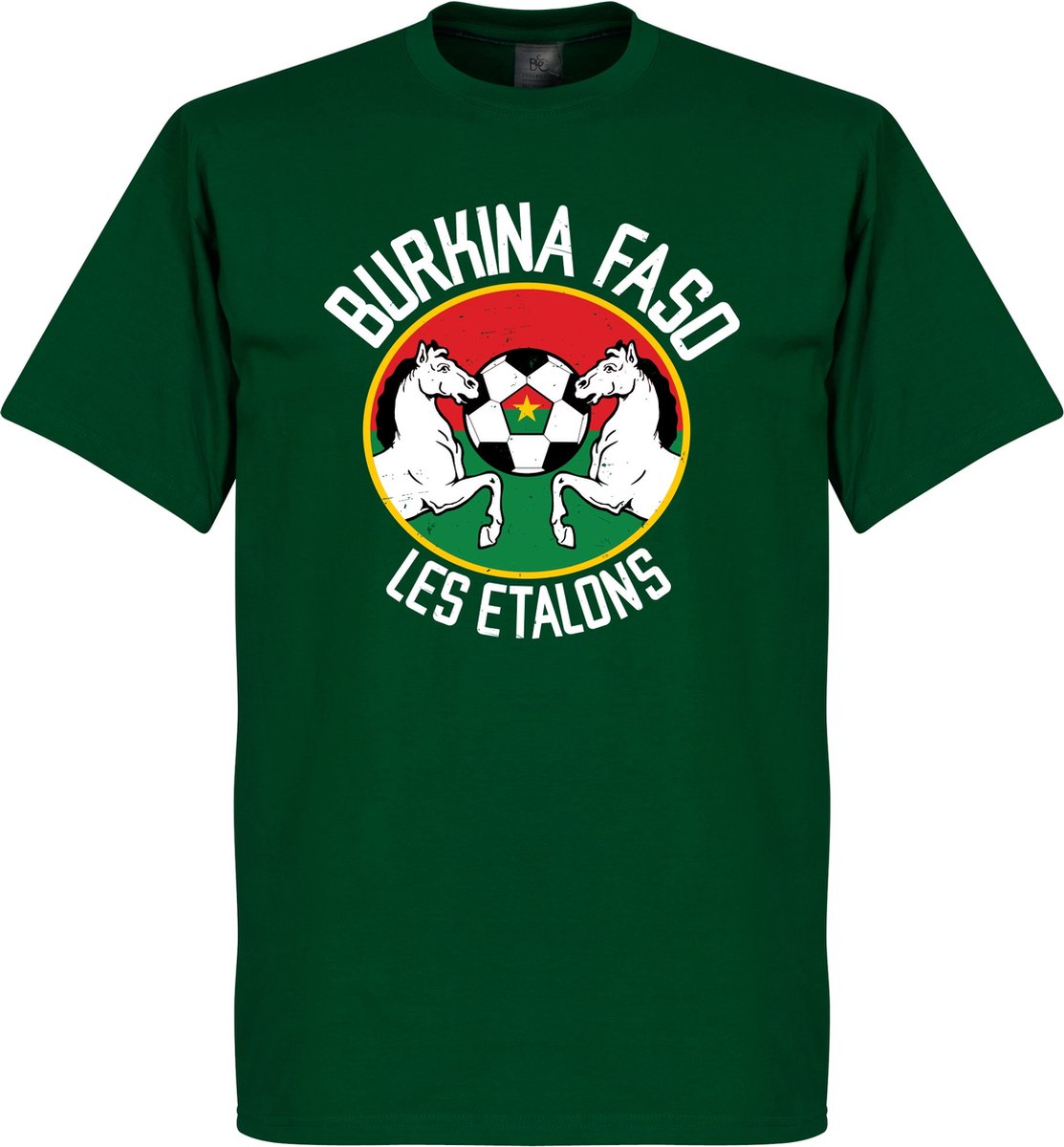 1113x1200-18 Burkina Faso Les Etalons T-Shirt - L - Afbeelding 1