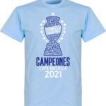 Argentinië Copa America 2021 Winners T-Shirt - Lichtblauw - S