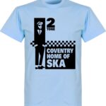 Coventry Home of 2 Tone Ska T-shirt - Lichtblauw - XS