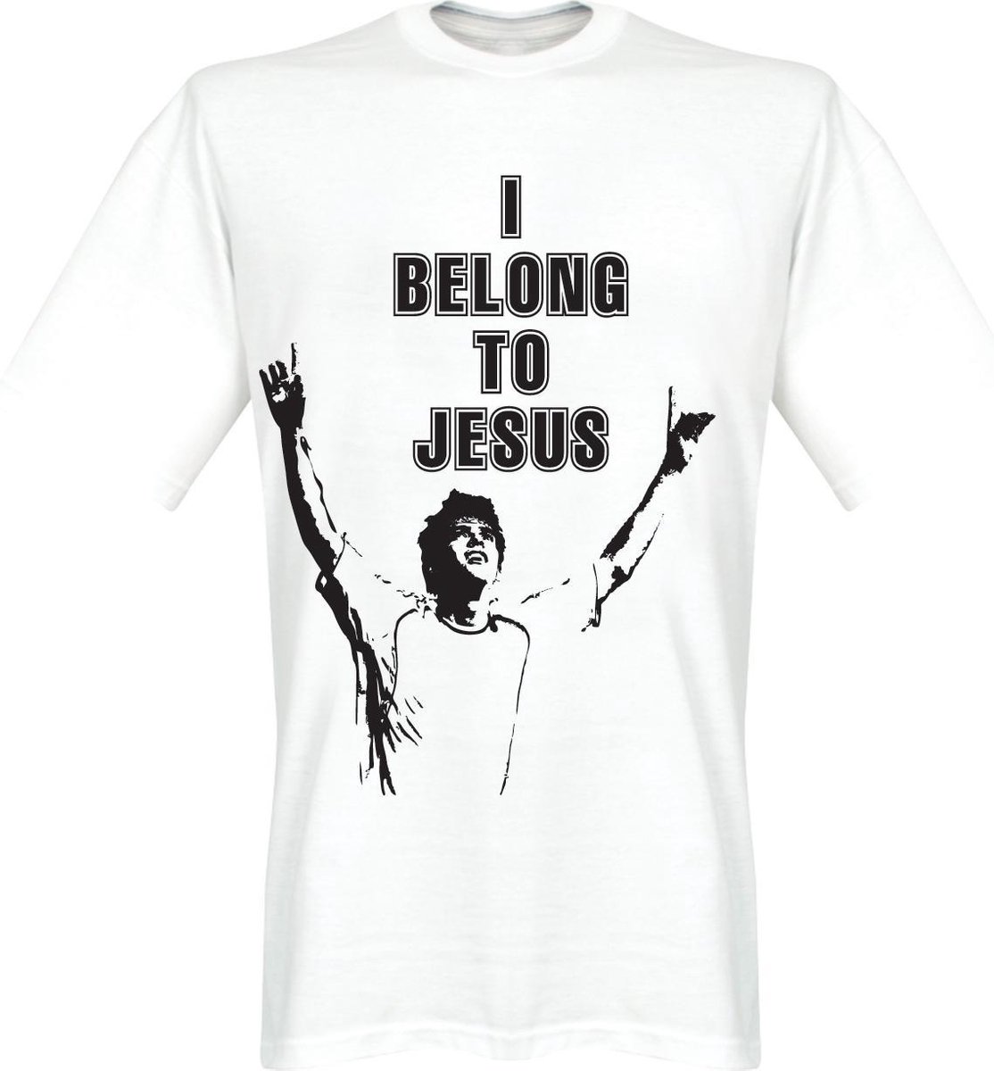 1114x1200-7 I Belong To Jesus Kaka T-shirt - M - Afbeelding 1
