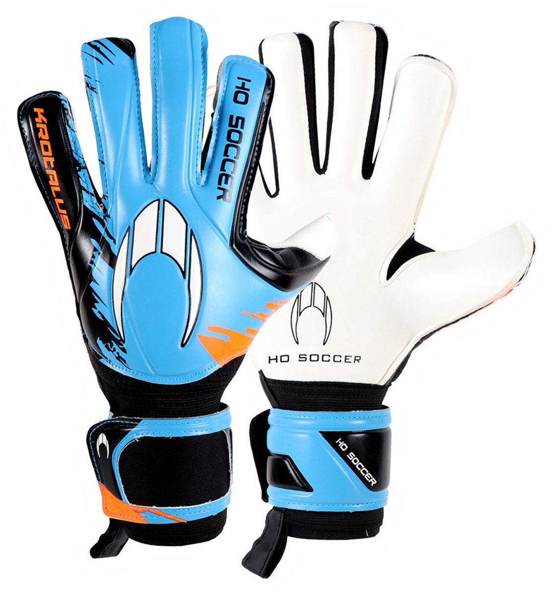 1115x1200-6 Ho Soccer Krotalus Rn Junior Keepershandschoenen Blauw,Zwart 4.5 - Afbeelding 1