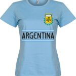 Argentinië Dames Team T-Shirt - Lichtblauw - XXL - 16
