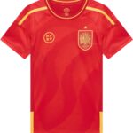 Spanje Thuis Shirt Kinderen - Maat 140 - Voetbalshirt Kinderen - Voetbalkleding - Sportkleding - Jongens en Meisjes