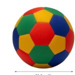 Kraftverdia® Bal, voetbal, zaalvoetbal, stille zaalvoetbal, kinder voetbal, strandvoetbal – 8 inch, zacht en veilig, geschikt voor jongens en meisjes van 3 tot 12 jaar