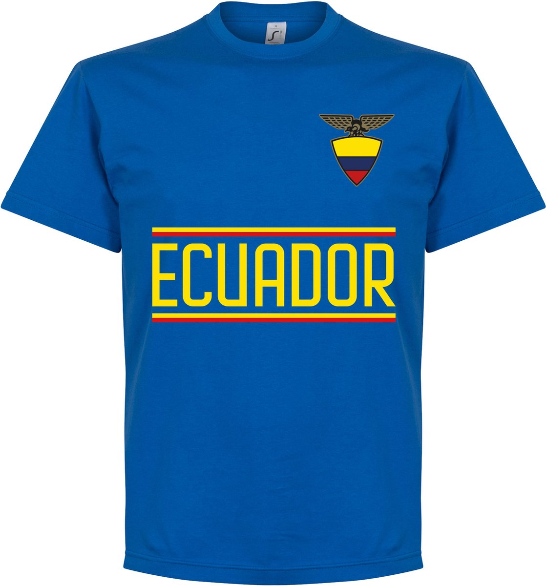 1118x1200-30 Ecuador Team T-shirt - Blauw - 4XL - Afbeelding 1