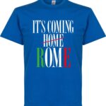 It's Coming ROME Italië T-Shirt - Blauw - XL
