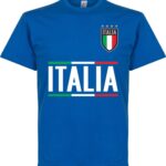 Italië Squadra Azzurra Team T-Shirt - Blauw - Kinderen - 140