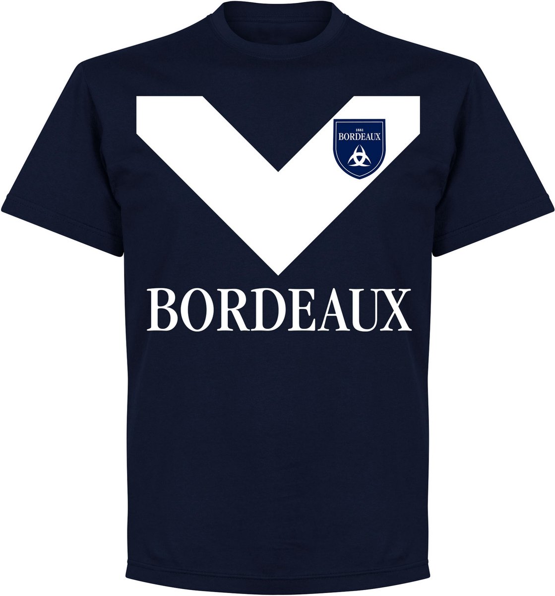 1119x1200-21 Bordeaux Team T-Shirt - Navy - XXL - Afbeelding 1