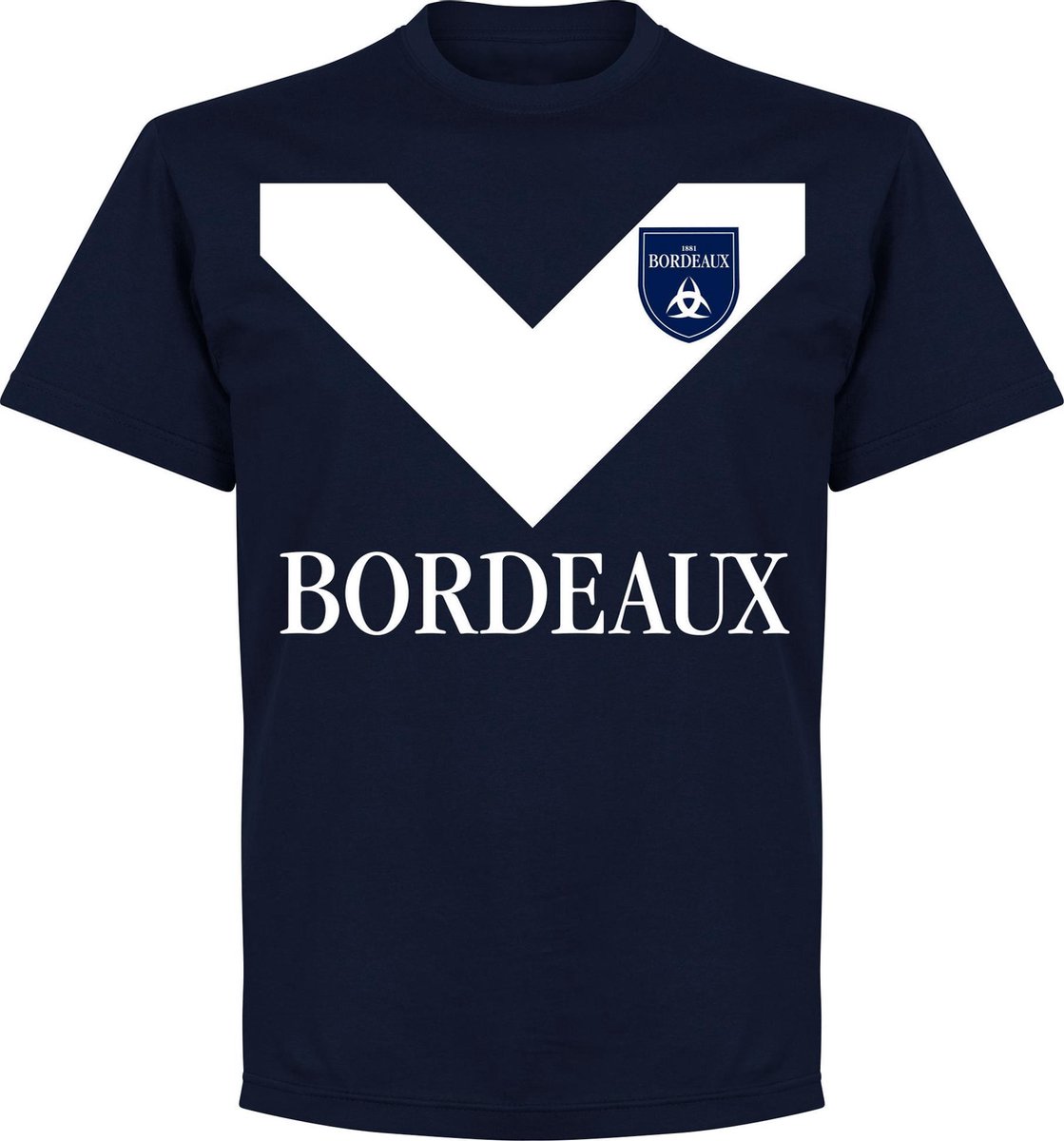 1119x1200-8 Bordeaux Team T-Shirt - Navy - L - Afbeelding 1