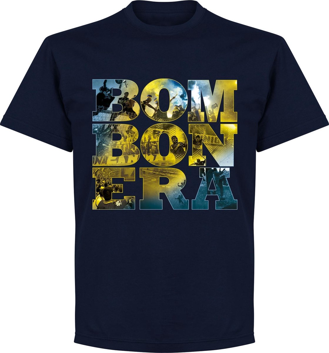 1119x1200 La Bombonera Boca Ultras T-Shirt - Navy - S - Afbeelding 1