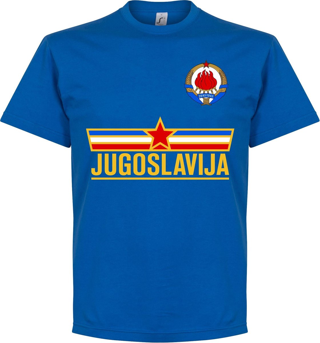 1120x1200-10 Joegoslavië 80's Team T-Shirt - 3XL - Afbeelding 1