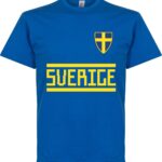 Zweden Team T-Shirt - Blauw - XXXXL