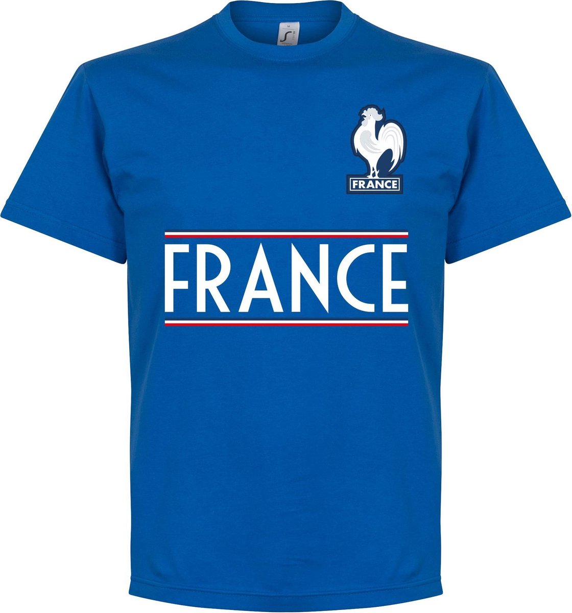 1120x1200-3 Frankrijk Team T-Shirt - Blauw - M - Afbeelding 1
