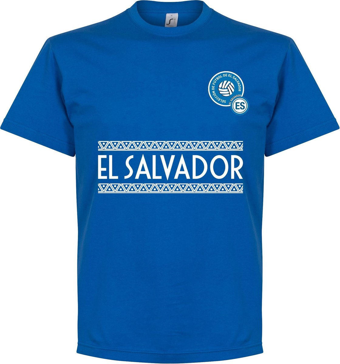 1120x1200-75 El Salvador Team T-Shirt - Blauw - L - Afbeelding 1