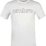 Umbro Linear Logo Graphic T-shirt Met Korte Mouwen Wit L Man