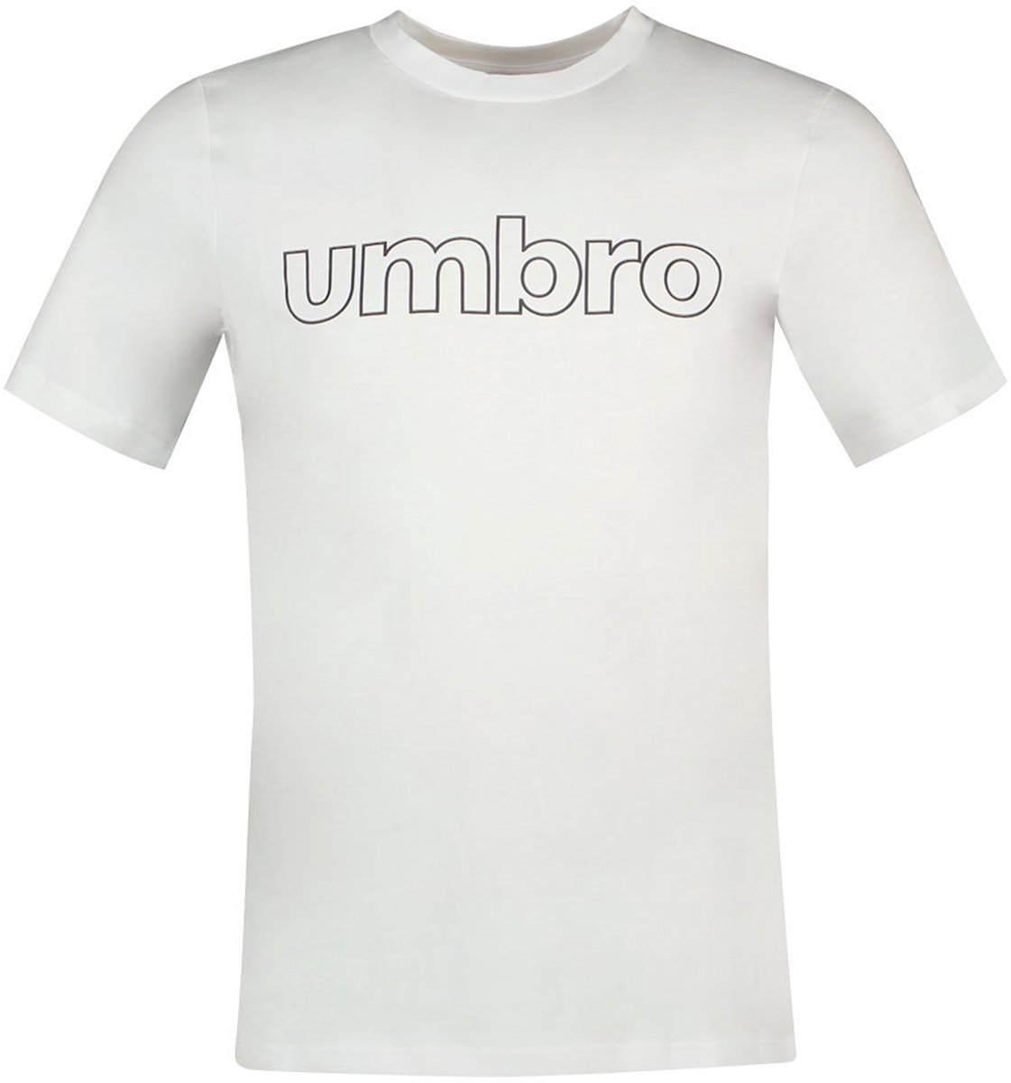1121x1200-6 Umbro Linear Logo Graphic T-shirt Met Korte Mouwen Wit L Man - Afbeelding 1