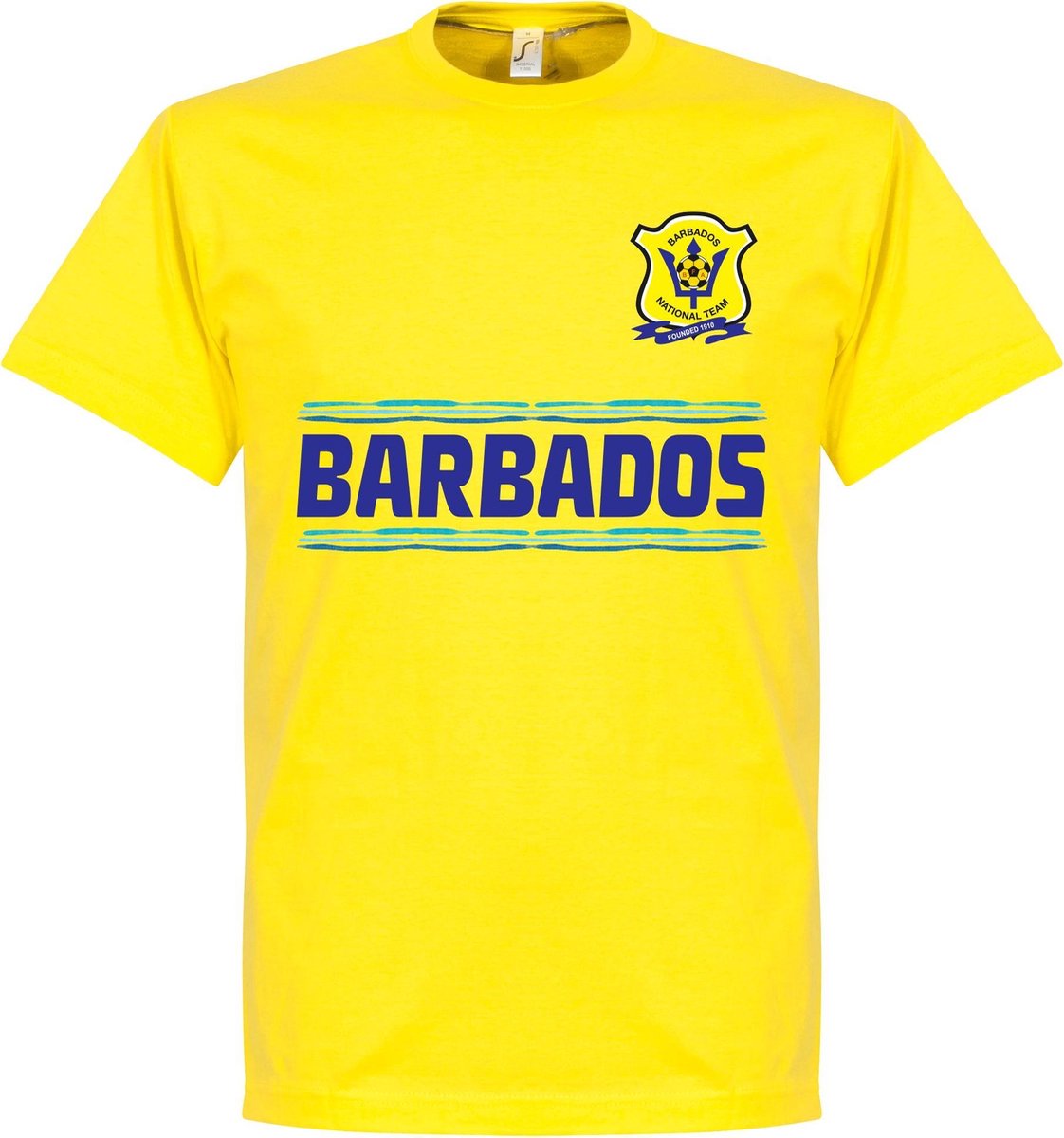 1122x1200-12 Barbados Team T-Shirt - XXL - Afbeelding 1