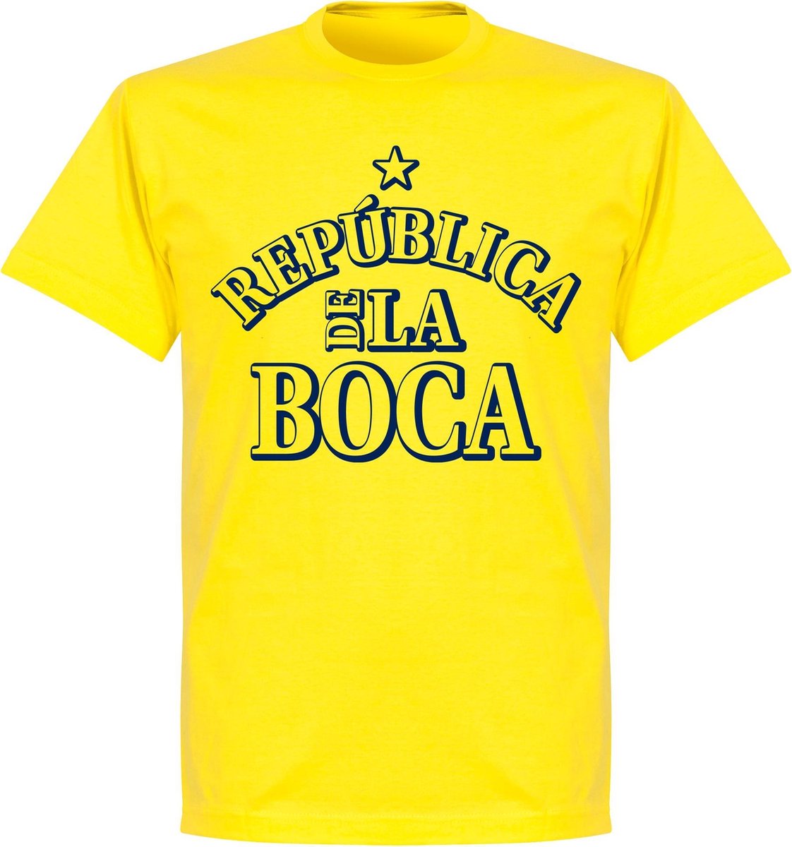 1122x1200-24 Republica De La Boca T-Shirt - Geel - S - Afbeelding 1