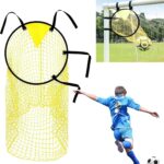 Voetbal Trainingsdoel - Schoot Oefennet - Balvaardigheid Verbeteren - Eenvoudig Bevestigen - M - Geel