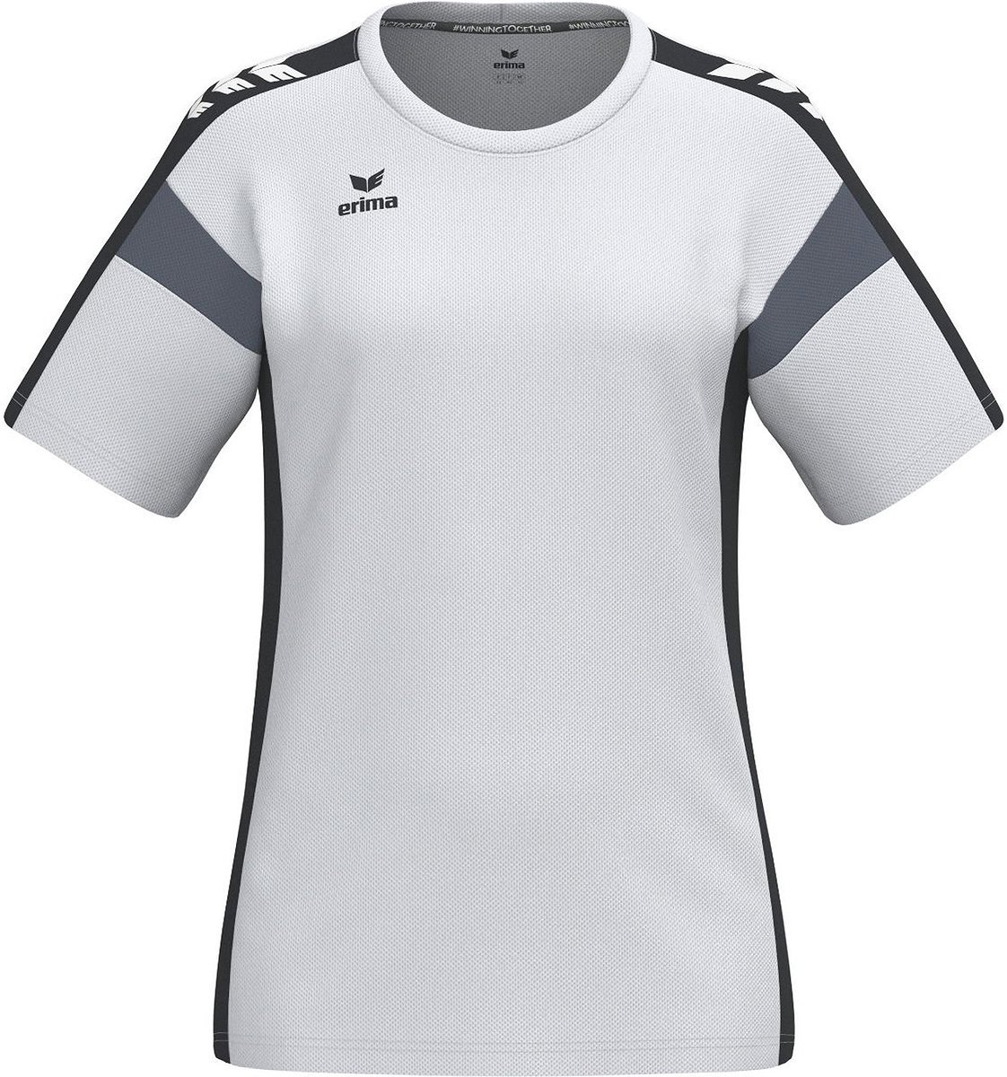 1122x1200-62 Erima Celebrate 125 T-Shirt Dames - Wit / Zwart | Maat: 40 - Afbeelding 1