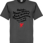 Salah, Mane Mane And Bobby Firminooooo T-Shirt - Grijs - S