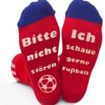 Grappige voetbalsokken voor heren en dames - Perfect cadeau voor voetballiefhebbers