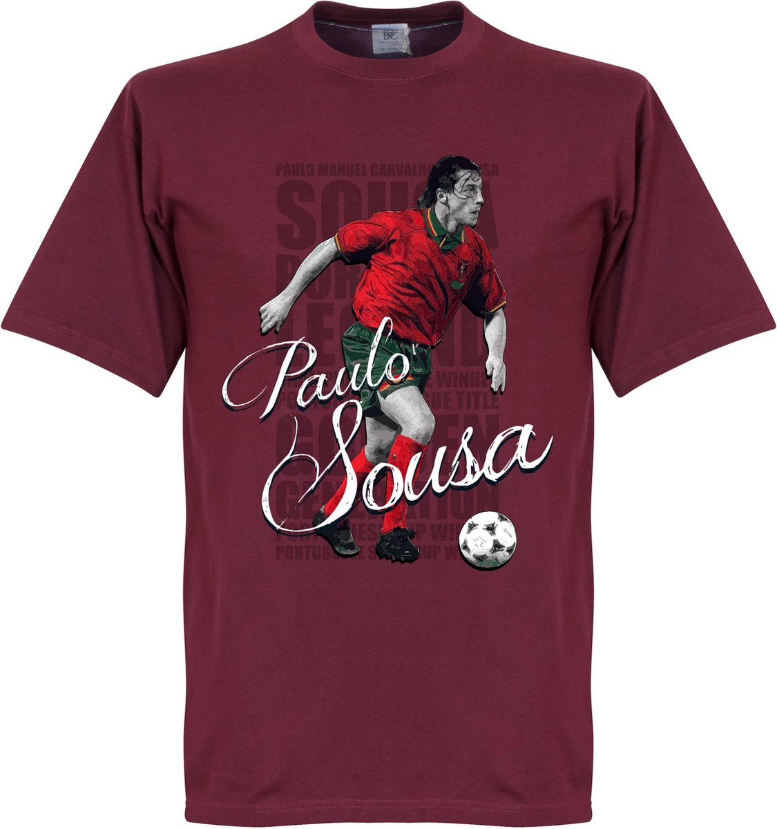 1125x1200-7 Paulo Sousa Legend T-Shirt - M - Afbeelding 1
