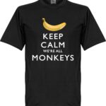 Keep Calm We're All Monkeys T-Shirt - XXL