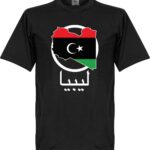 Libië Map T-Shirt - 3XL