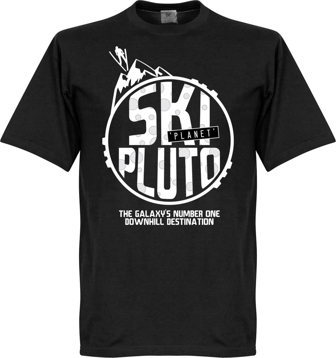 1126x1200-136 Ski Pluto Planet T-Shirt - 5XL - Afbeelding 1