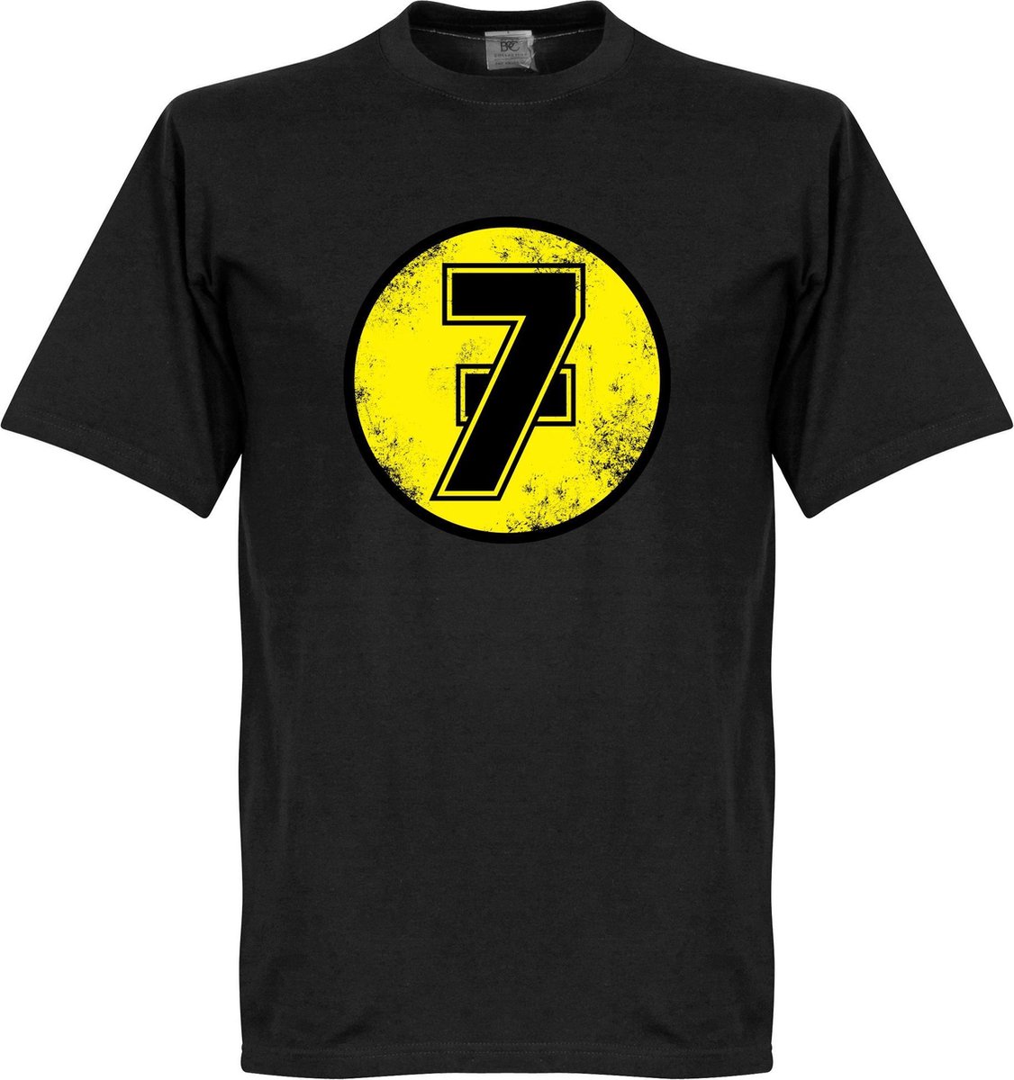 1126x1200-141 Barry Sheene No7 T-Shirt - Zwart - XXXL - Afbeelding 1