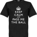 Keep Calm And Pass Me The Ball T-Shirt - XL