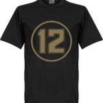 Senna 12 Retro T-Shirt - Zwart  - XXXXL